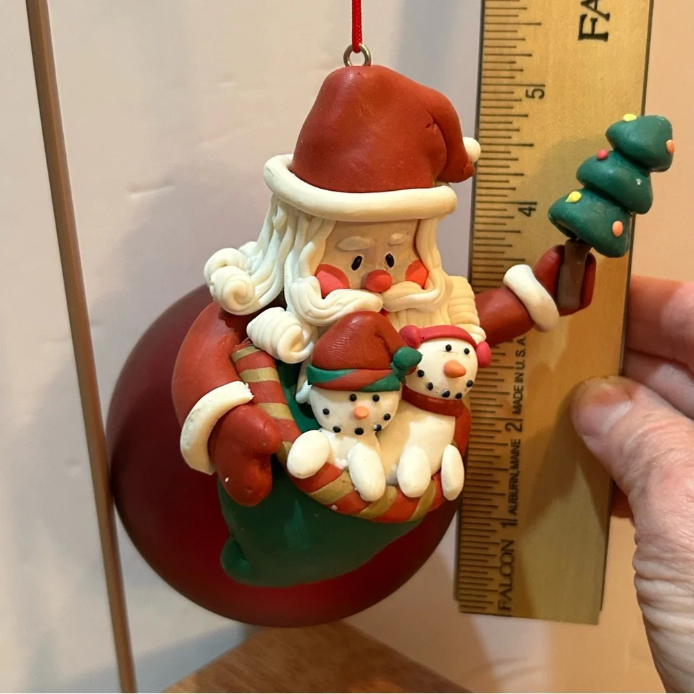 Dayton Hudson Corp 1997 Santa Ornament In Original Box 5x4 vintage